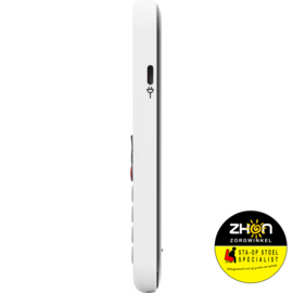 Doro Leva X10 Senioren mobiel 4 geheugen contacten - wit - senioren telefoon met alarmknop