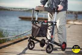 Leopard - RolloGuard Stop & Go Veiligheid Systeem - Lichtgewicht rollator - Mobilex