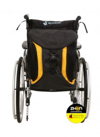 Torba Go rolstoel & scootmobieltas - zwart/geel