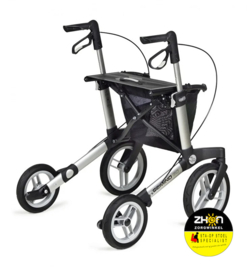 Gemino 60 compleet, silver grey rollator