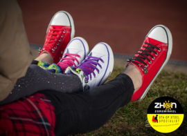 Quickshoelaces - Casuel - 15 kleuren beschikbaar - elastische schoenveters -  1,2 m lang