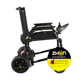 e-Ability SplitRider Black Edition - Elektrische Lichtgewicht inklapbare en deelbare rolstoel | Officiële Dealer van NL‎