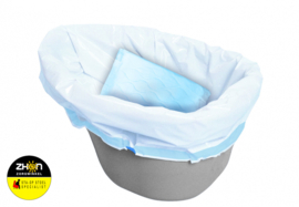 Dr helewa Hygiënische opvangzakken - toiletstoel - 20 stuks