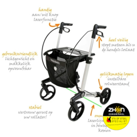 Huur een Parkinson rollator met laser per week