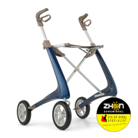 Carbon Ultra lichtgewicht ByAcre- Ultralight - Rollator - 4,8 kg - Zachte banden