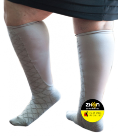 latexvrije sokken -  Ruit grijs - 35 - 41/41 - 43 - Xpandasox