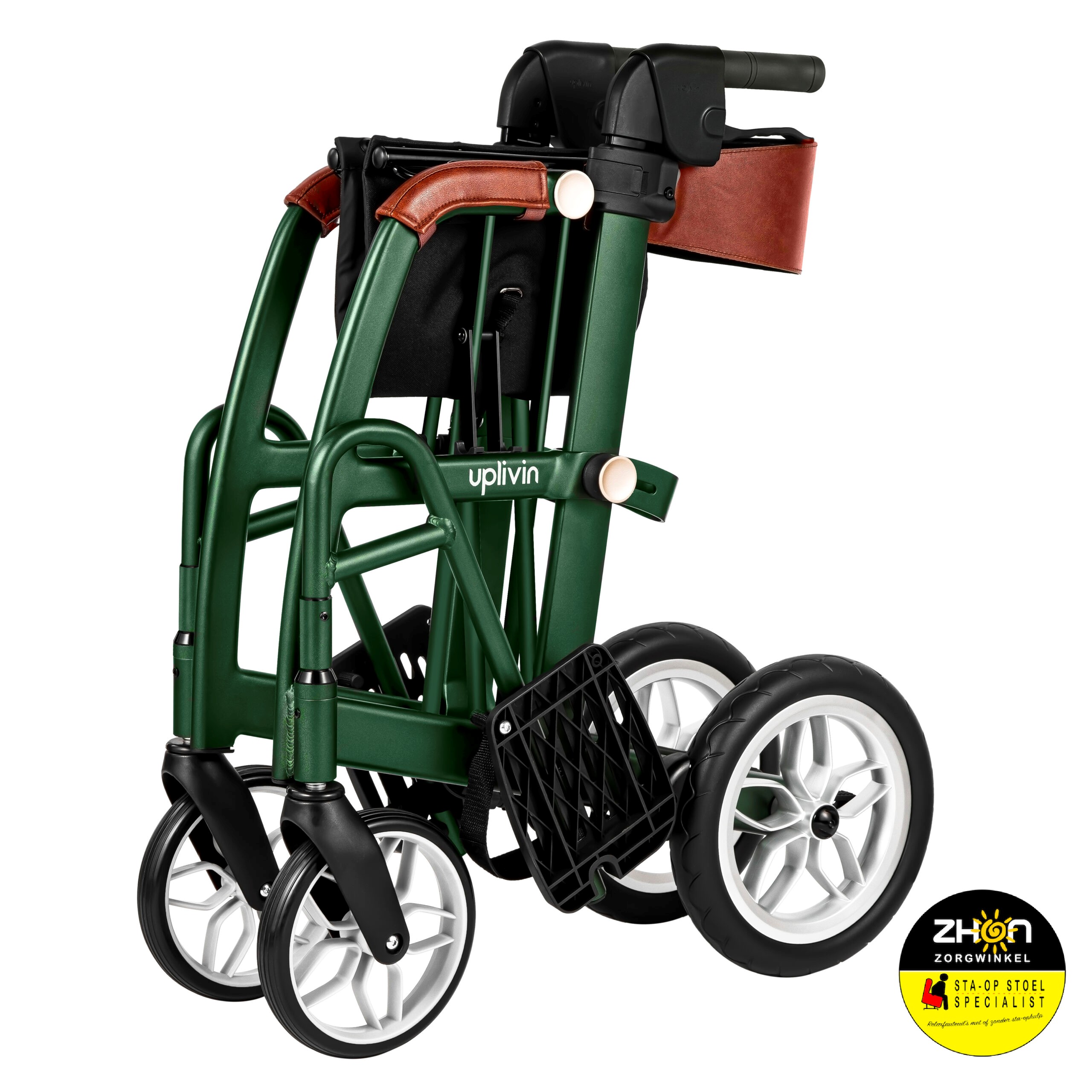 Glide 2 in 1 rollator rolstoel - Compacte dubbel plooibare rollator rolstoel