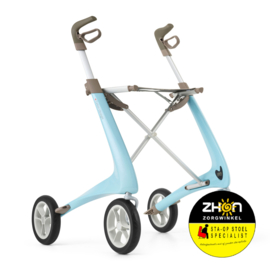 Carbon Ultra lichtgewicht ByAcre- Ultralight - Rollator - 4,8 kg - Zachte banden