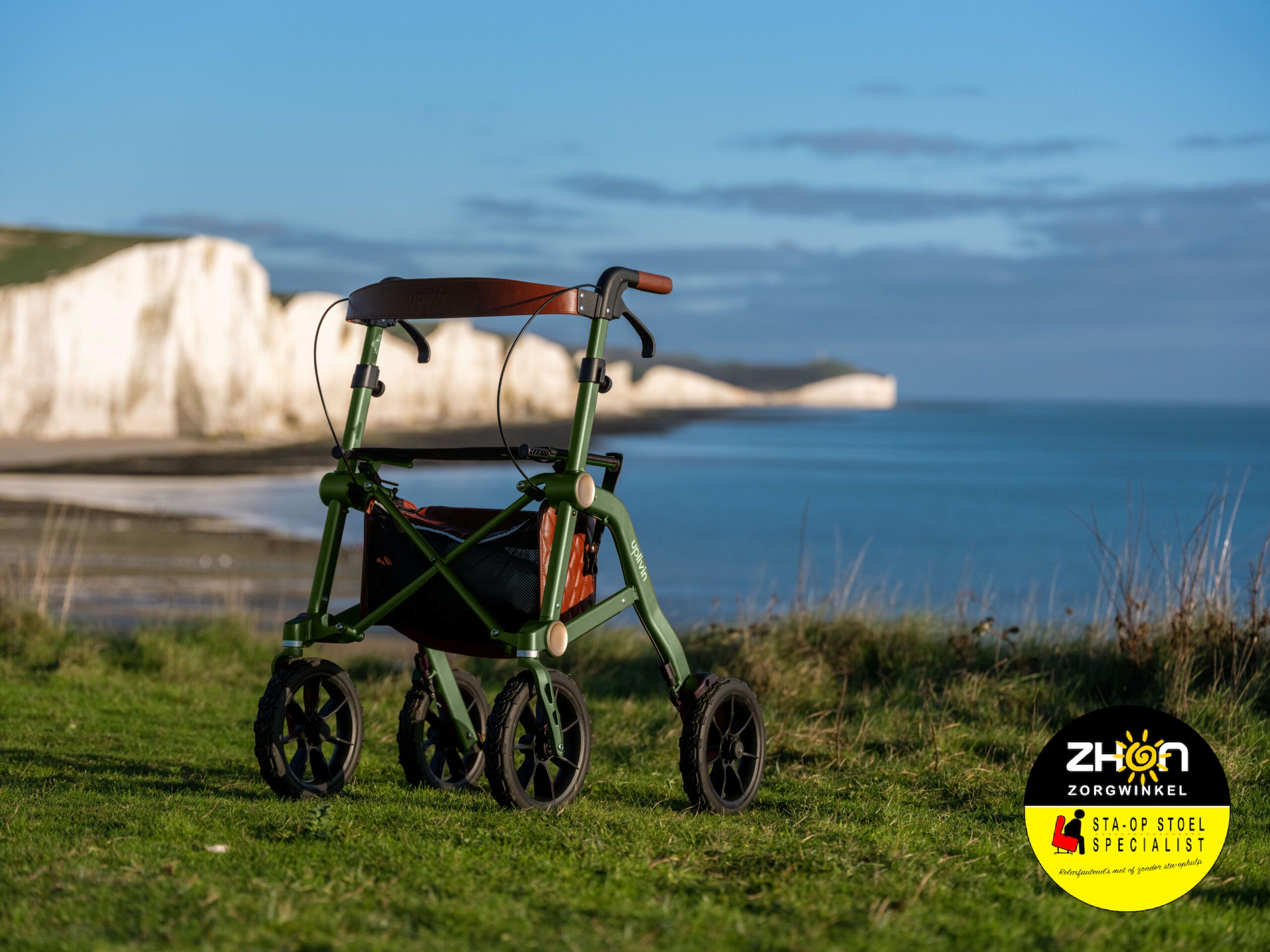 Trive All Terrain rollator - Compacte dubbel plooibare offroad rollator