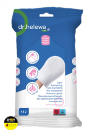 Dr Helewa Vochtige washandjes met beschermlaag - haar-  per 12 stuks