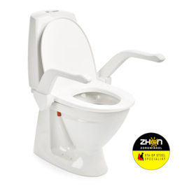 Etac My-Loo toiletverhoger vaste montage - 2/6/10 cm met armsteunen