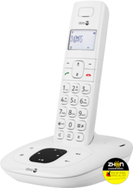 Comfort 1015 draadloze telefoon met antwoord apparaat - wit-  met grote toetsen