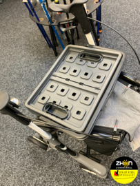 ZHON - Rollator-krat - Vouwkrat voor op zitje van de rollator - Universeel - Antraciet