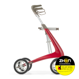 Carbon Ultra lichtgewicht ByAcre- Ultralight - Rollator - 4,8 kg - Zachte banden