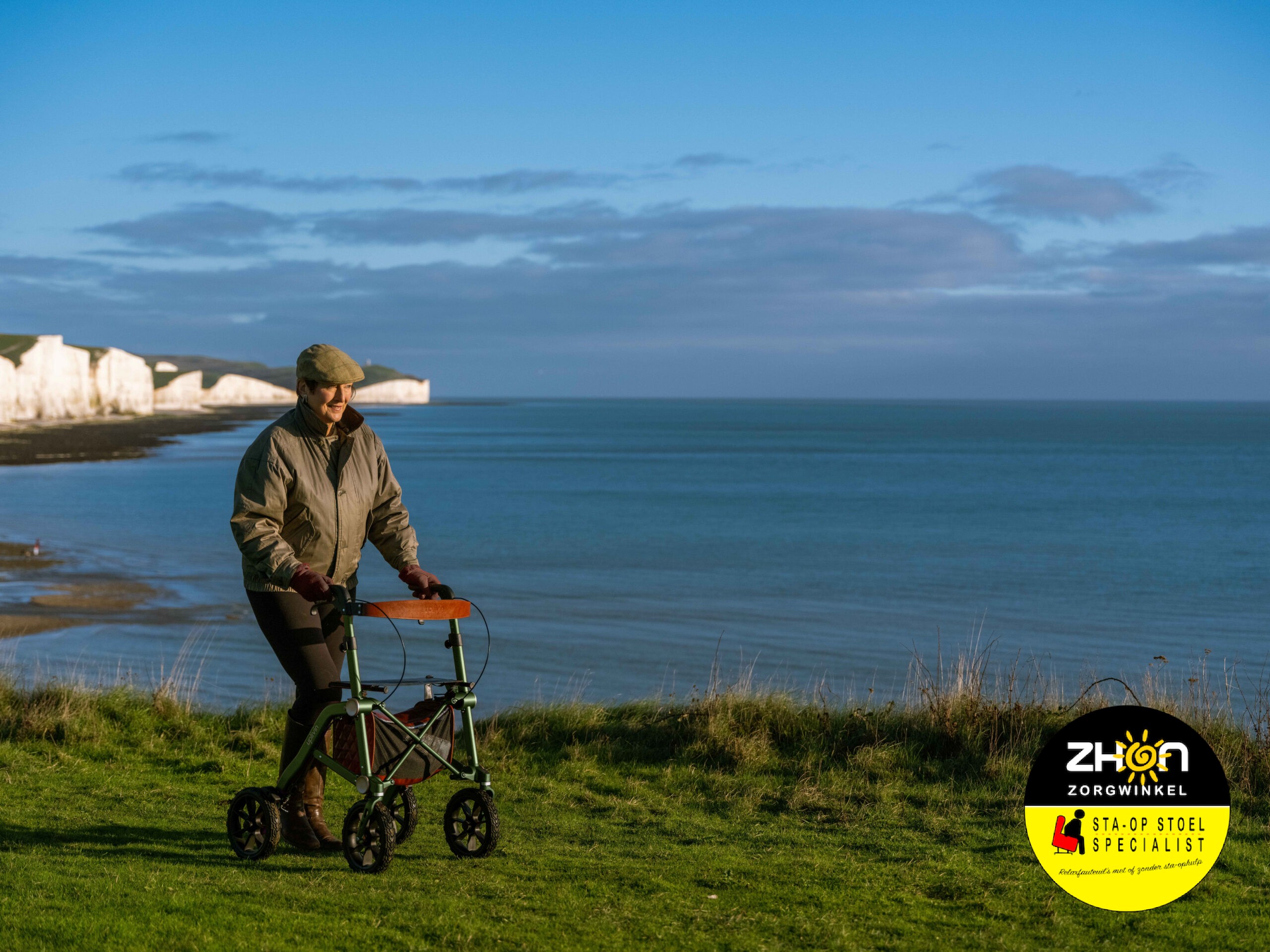 Trive All Terrain rollator - Compacte dubbel plooibare offroad rollator