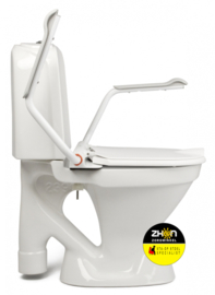 Support toiletbril met armsteunen
