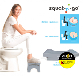 Opvouwbaar toiletkrukje
