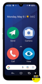 Doro Smartphone 8200 64GB 4G- donker blauw - senioren telefoon met alarmknop