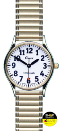 Gardé Staal Horloge mesh - slechtziend horloge - 26mm