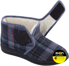 MSF pantoffel - geruit hoog model maat 39-46