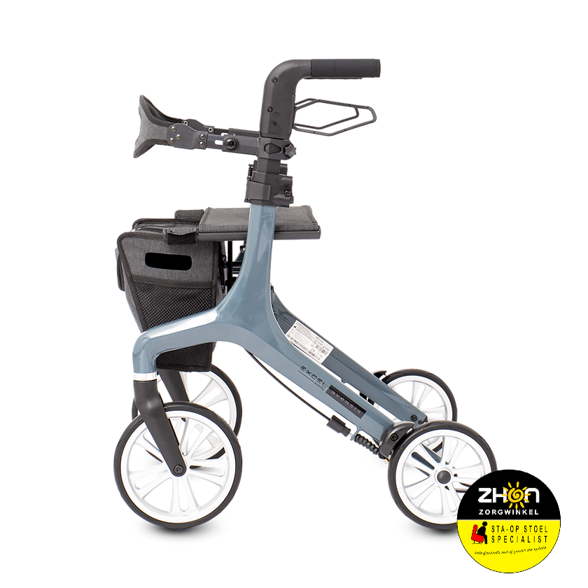Excel Avensis rollator - 6kg - Thunder Grey - Sage Green - Cloud Blue