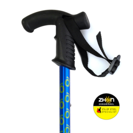 Flexyfoot wandelstok met Derby handvat