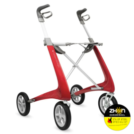 Carbon Ultra lichtgewicht ByAcre- Ultralight - Rollator - 4,8 kg - Zachte banden