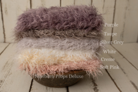 Luxe faux fur layer - Soft Pink (100 x 80cm) (NIEUW)