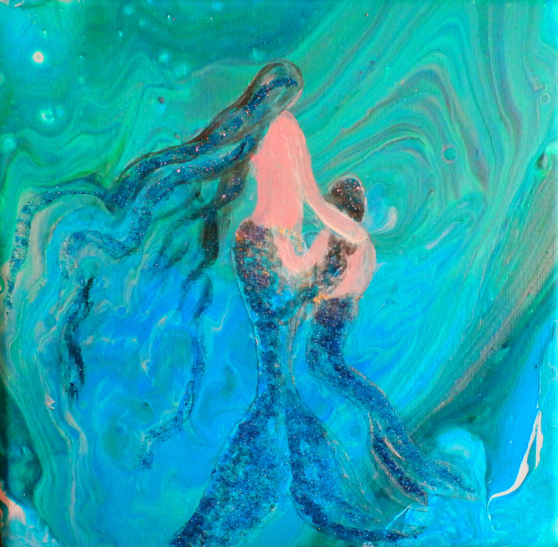Mother & Child Mermaid
