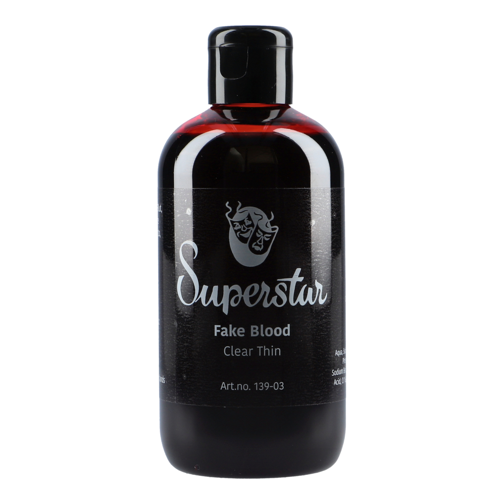 Superstar Kunstbloed helder dun (clear thin) 250 ml