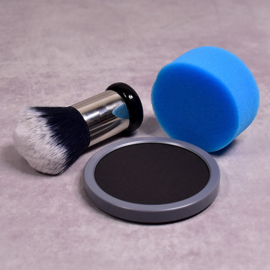 Grimas Cake Make-up 35 gram zwart 101