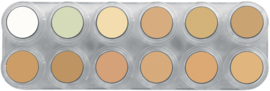 Grimas Camouflage Make-up palet CH (12 x 2,5 ml)