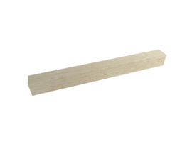 Balsa hout (LxBxH: 25 x 2 x 2 cm)