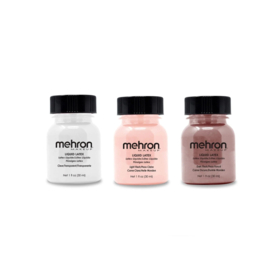 Mehron Liquid Latex - Light Flesh met penseel 30 ml