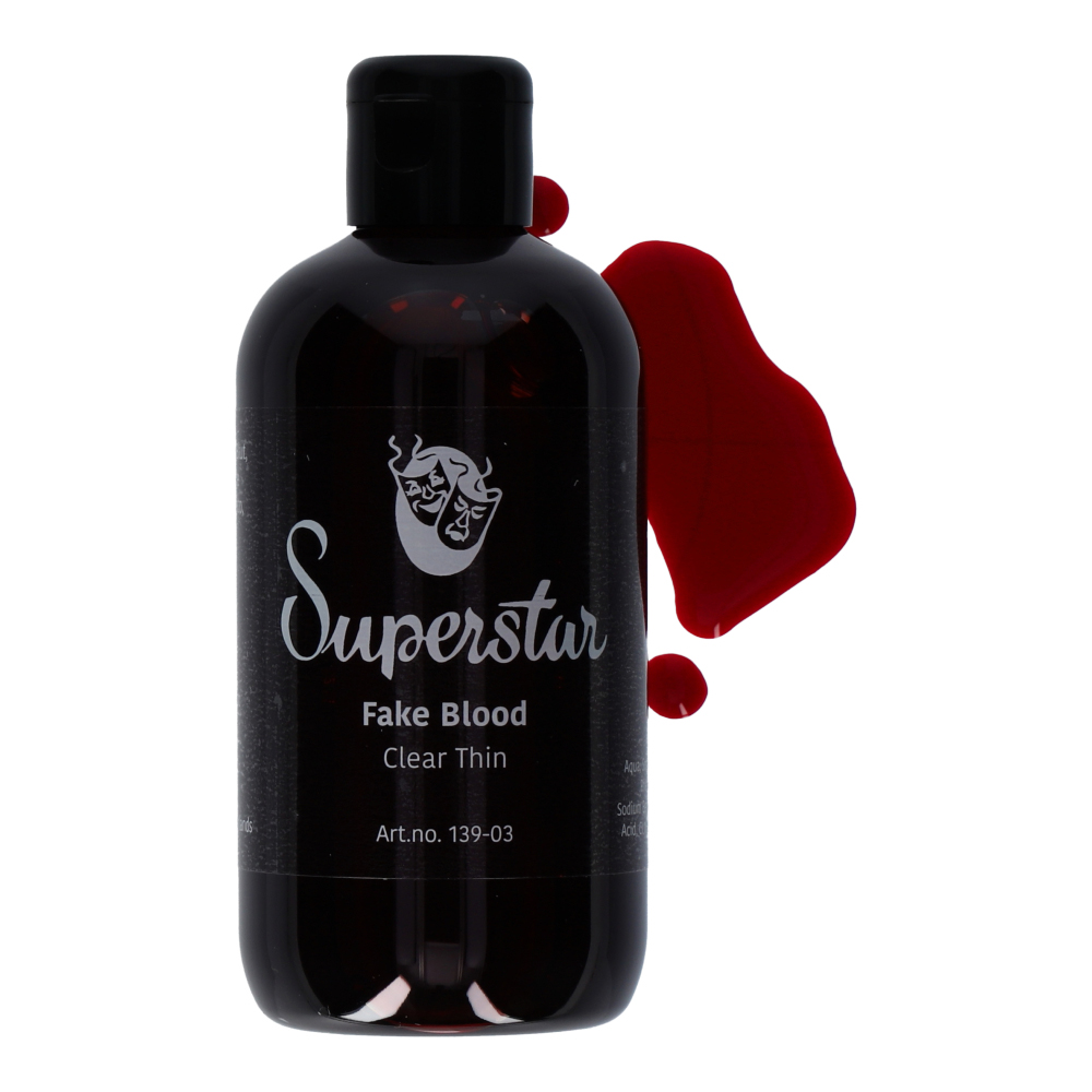 Superstar Kunstbloed helder dun (clear thin) 250 ml