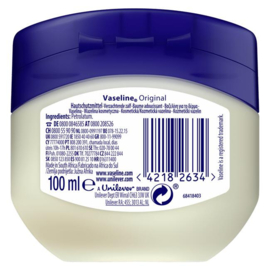 Vaseline pure petroleum jelly 100 ml