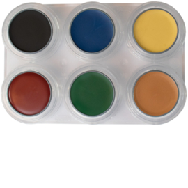 Grimas Crème Make-up Bruise Palet (6 x 2,5 ml)