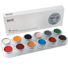 Grimas Crème Make-up palet B (12 x 2,5 ml)