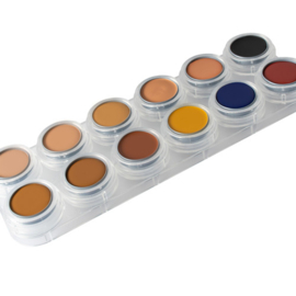 Grimas Camouflage Make-up palet CB (12 x 2,5 ml)