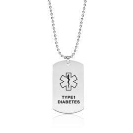 De LOTUSshop - S.O.S. Ketting Diabetes Type 1