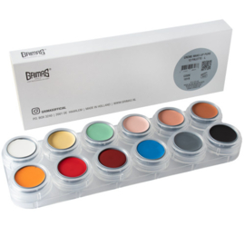 Grimas Crème Make-up Lotuspalet L basiskleuren (12 x 2,5 ml)