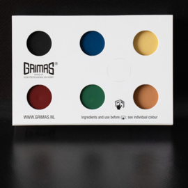 Grimas Crème Make-up Bruise Palet (6 x 2,5 ml)
