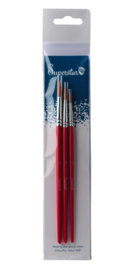 Superstar Penselen synthetic brush set nr 2, 4, 6