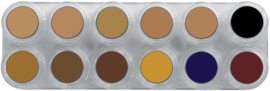 Grimas Camouflage Make-up palet CB (12 x 2,5 ml)