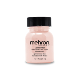 Mehron Liquid Latex - Light Flesh met penseel 30 ml