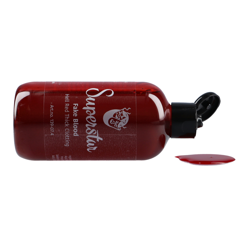 Superstar Kunstbloed Hel Rood dik stollend 250 ml
