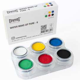 Grimas Water Make-up Pure palet A6 (6 x 2,5 ml)