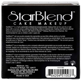 Mehron StarBlend Cake Make-up Rood 56 gram