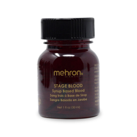 Mehron Stage Blood - Bright Arterial met penseel 30 ml