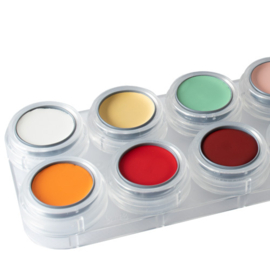 Grimas Crème Make-up Lotuspalet L basiskleuren (12 x 2,5 ml)
